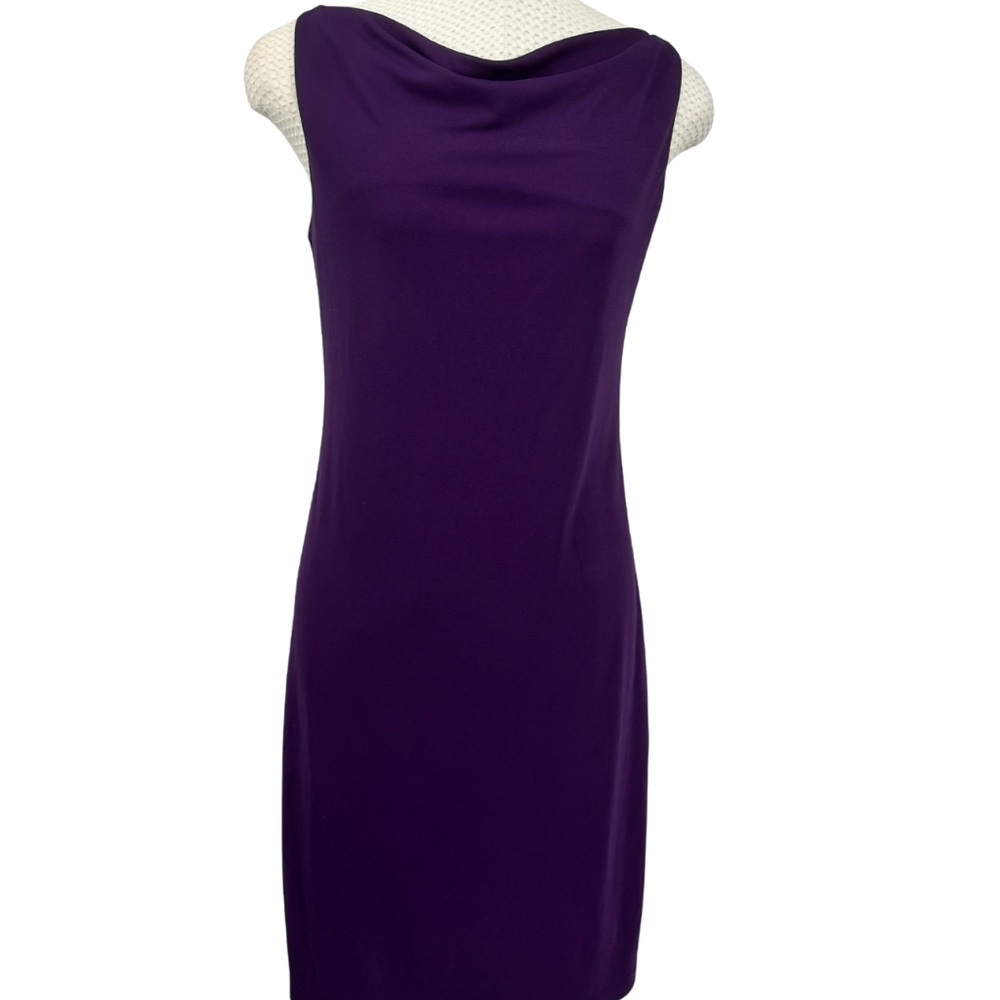 Express Elegant Purple Sleeveless stretch Dress